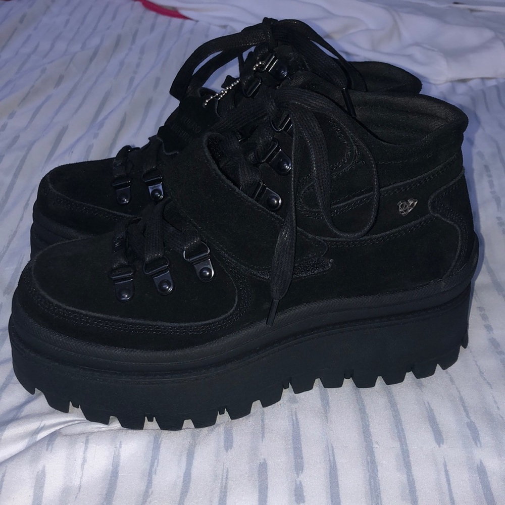 Authentic Leather Shoes Platform